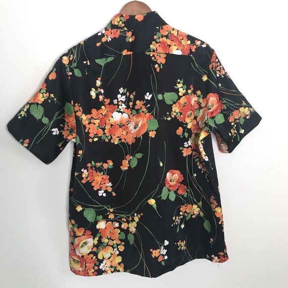 Vintage Tori Richard Honolulu Hawaiian Polyester Shirt Mens Size Large Aloha 70s - Picture 4 of 9